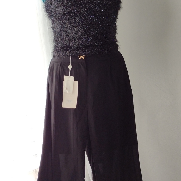 Valerie Tolosa Wide Leg Pants + PLUS Shimmer Top - NWT Australian Designer - Picture 4 of 10